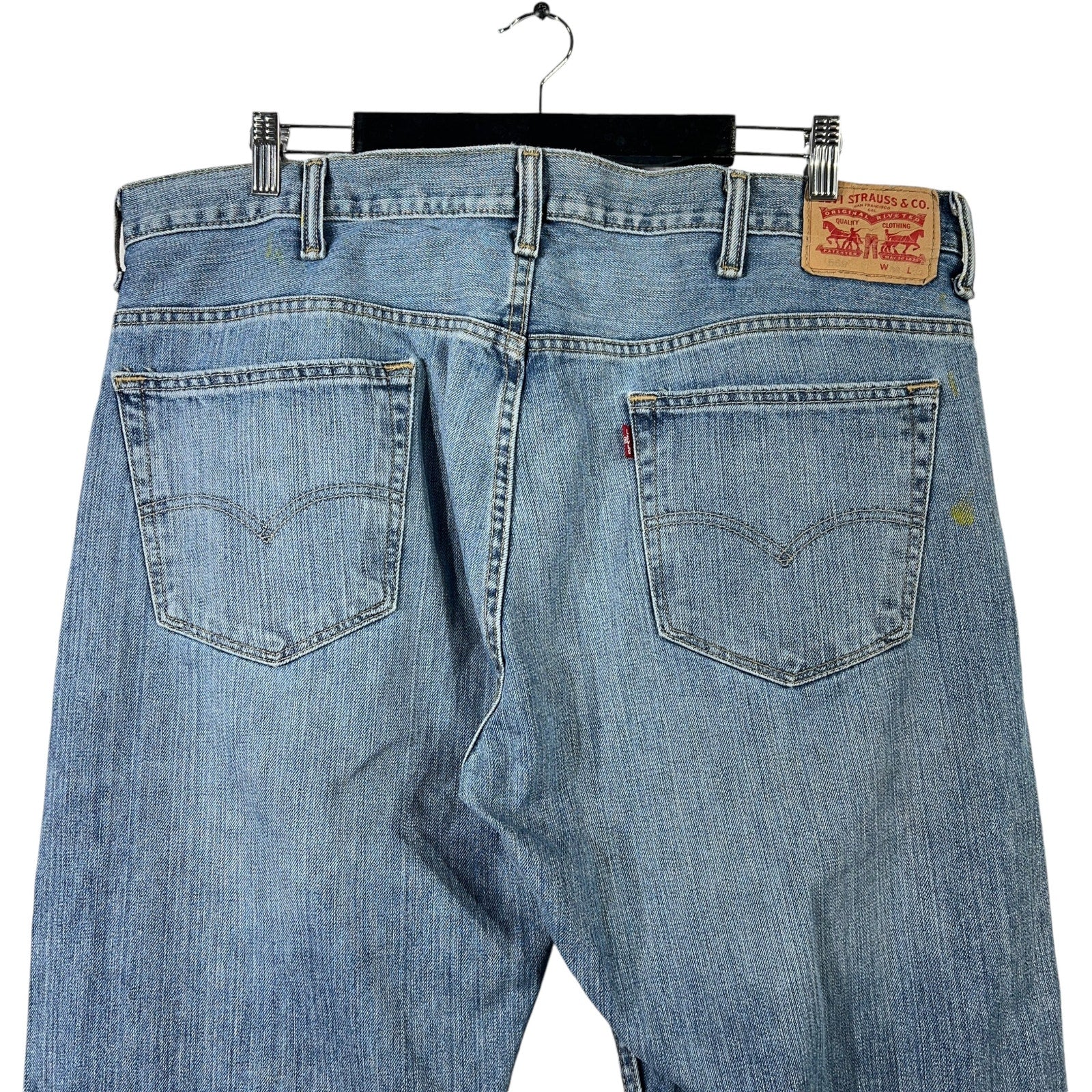 Collection of Levi's Denim Straight Leg Jeans in a gallery layout