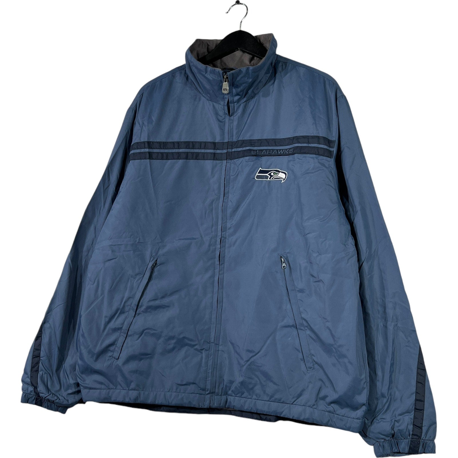 Collection of Seattle Seahawks NFL Windbreaker in a gallery layout