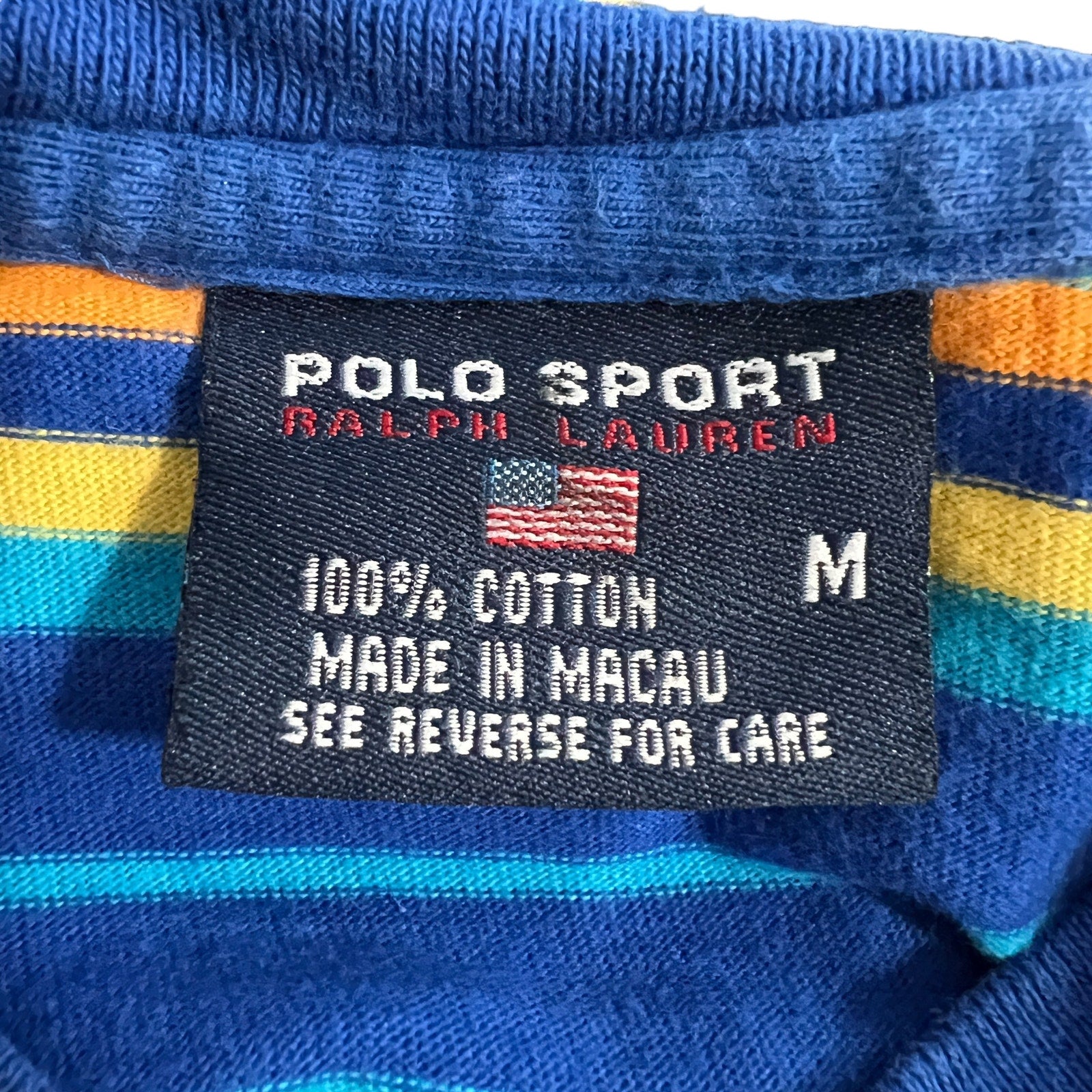 Collection of Polo Sport Striped Pocket Tee in a gallery layout