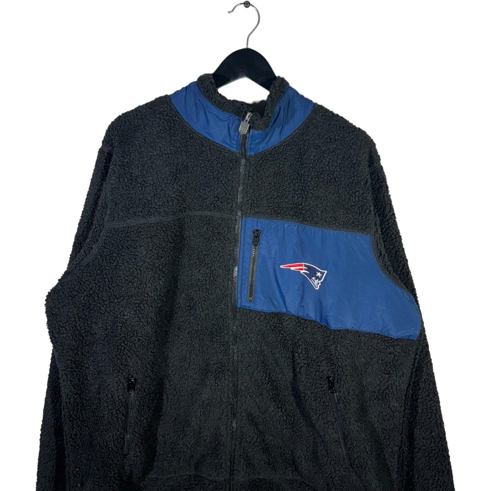 Collection of New England Patriots Full Zip NFL Fleece in a gallery layout