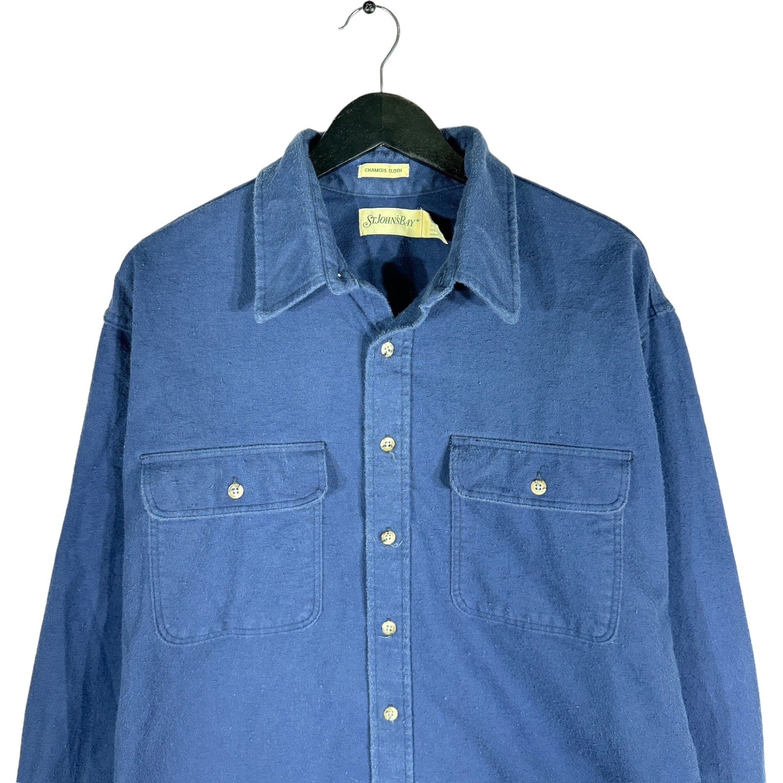 Collection of St. John's Bay Chamois Button Up in a gallery layout