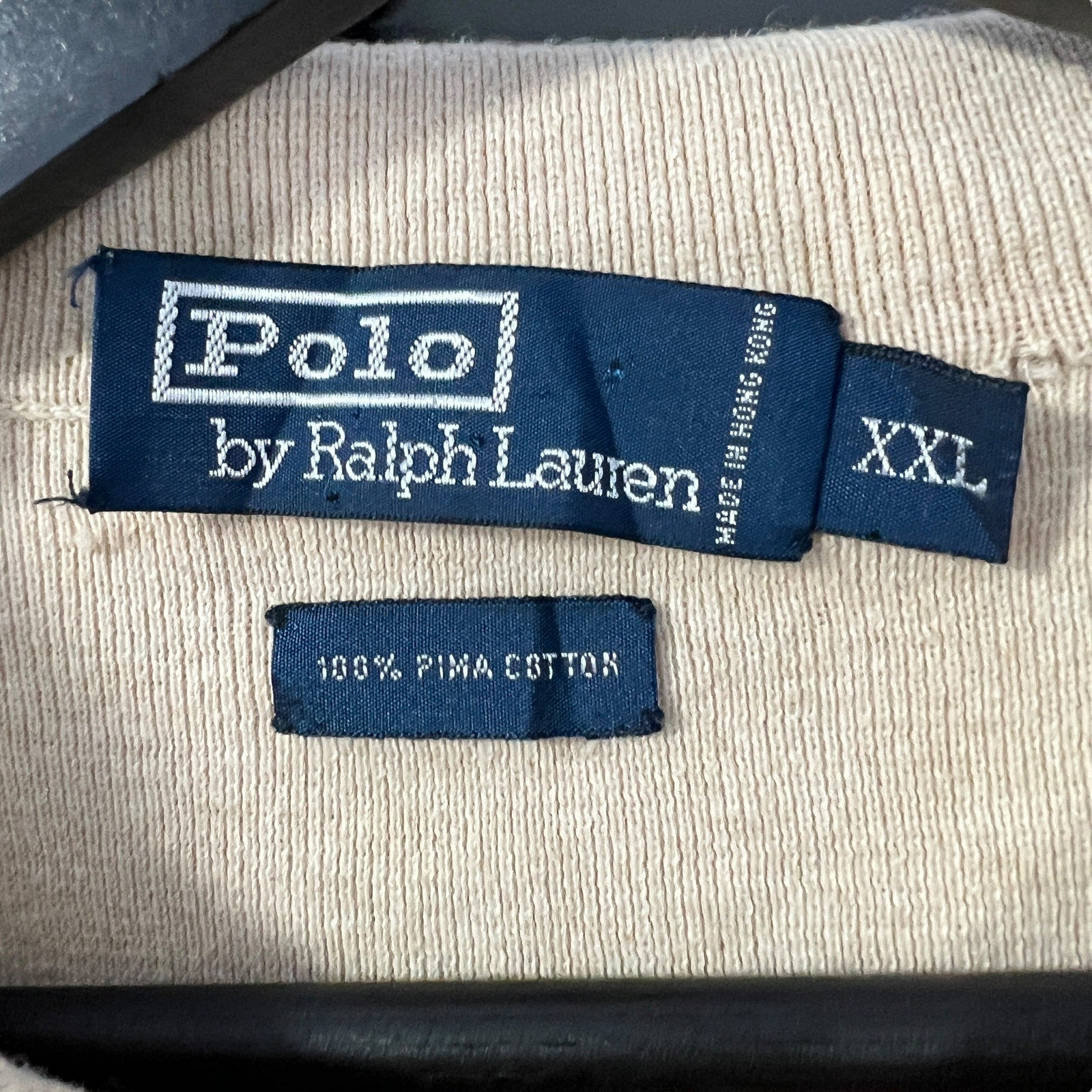 Collection of Polo Ralph Lauren Pima Cotton Collared Rugby Shirt in a gallery layout