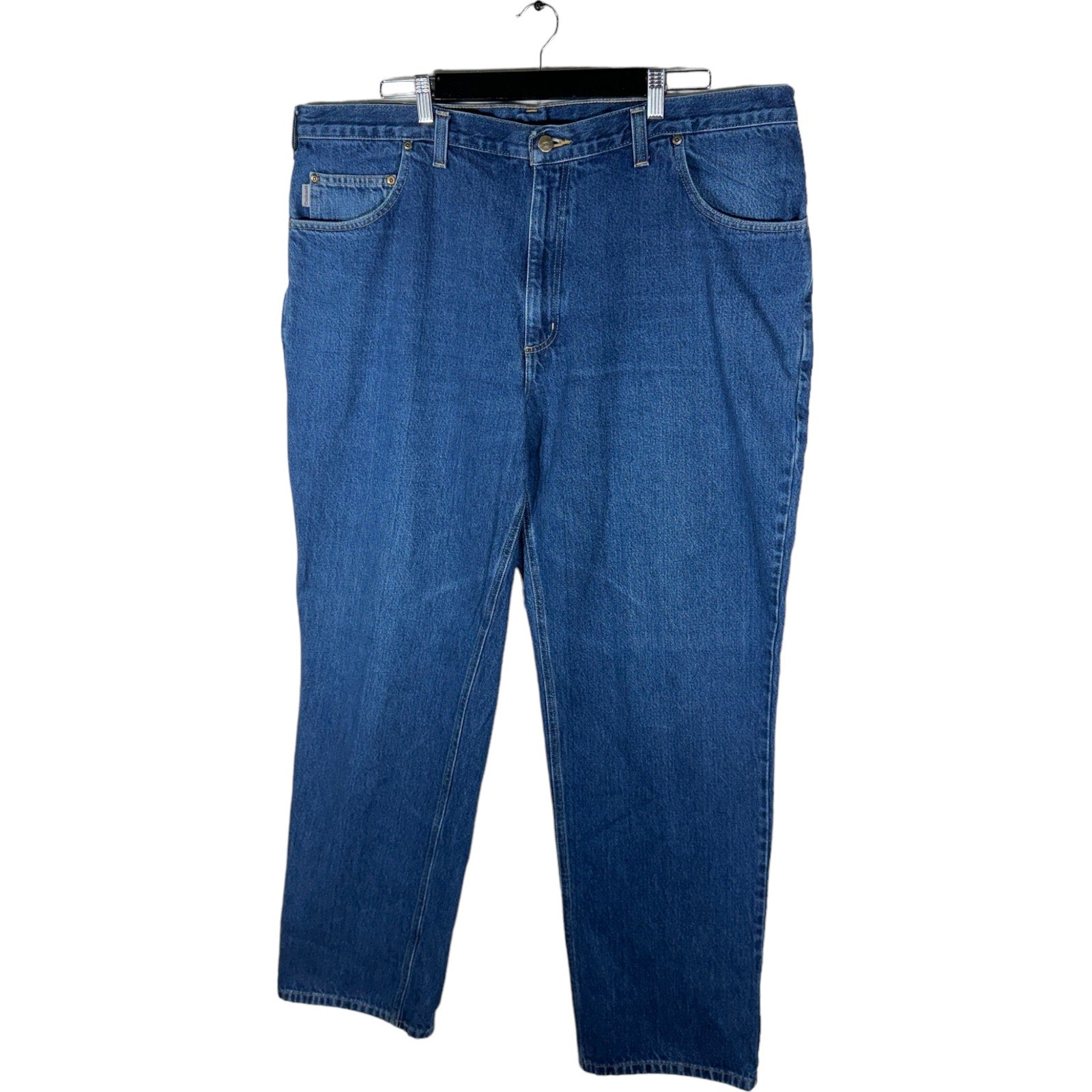 Collection of Carhartt Denim Straight Leg Relaxed Fit Jeans in a gallery layout