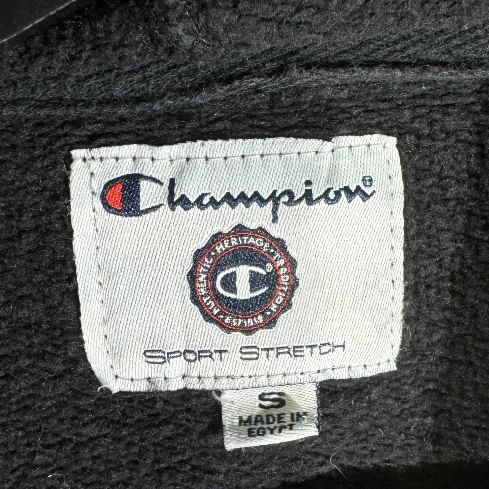 Collection of Champion Sports Stretch Meredith College Pullover Hoodie in a gallery layout