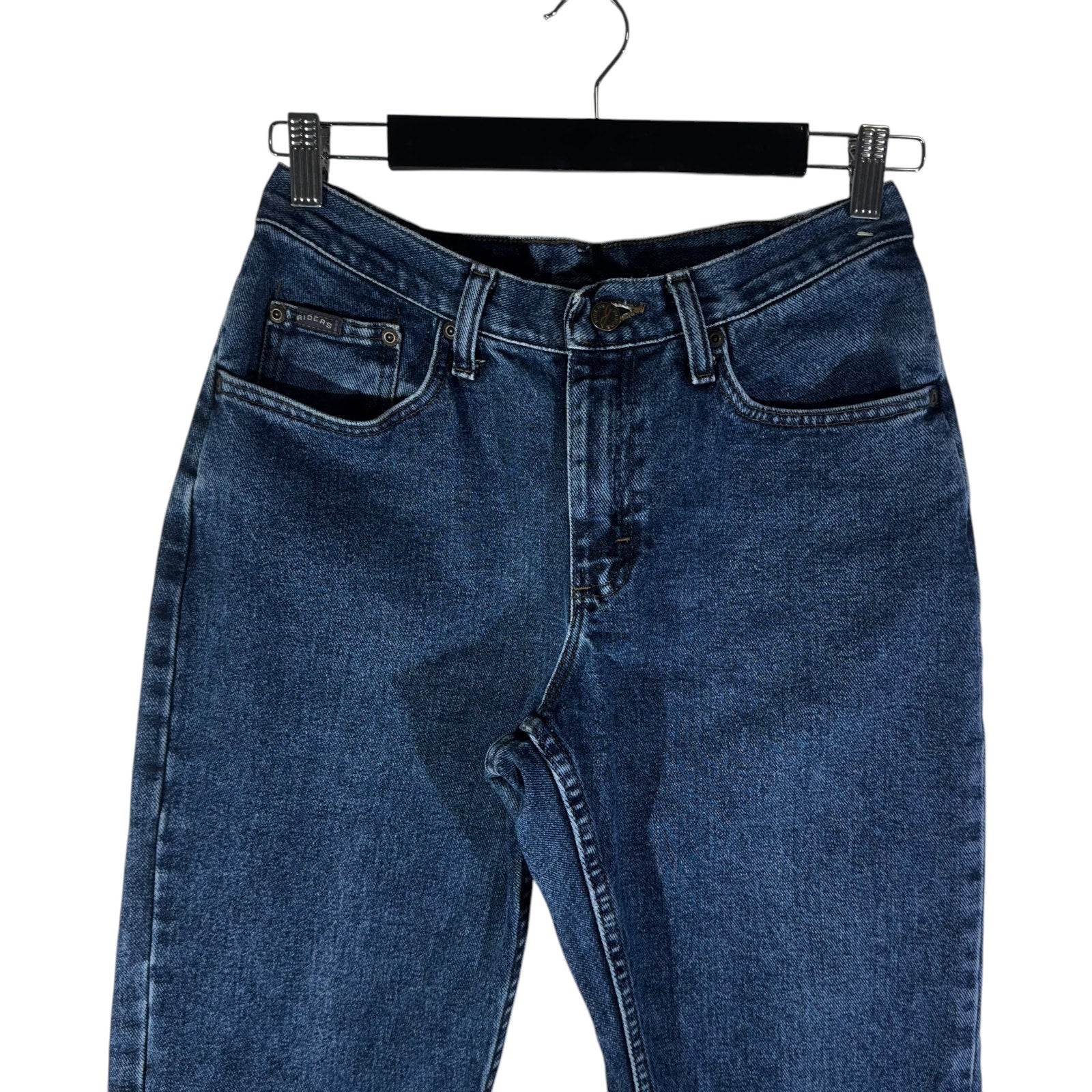 Collection of Vintage Riders Denim Straight Leg Jeans 24x27 in a gallery layout