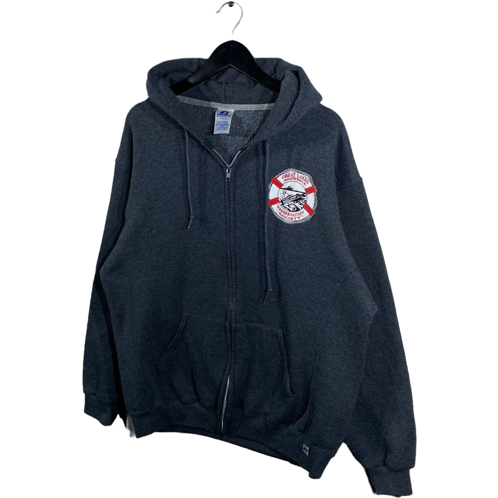 Collection of Russell Athletics Great Lakes Full Zip Hoodie in a gallery layout