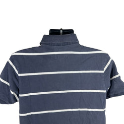 Collection of Abercrombie & Fitch Striped Muscle Polo in a gallery layout