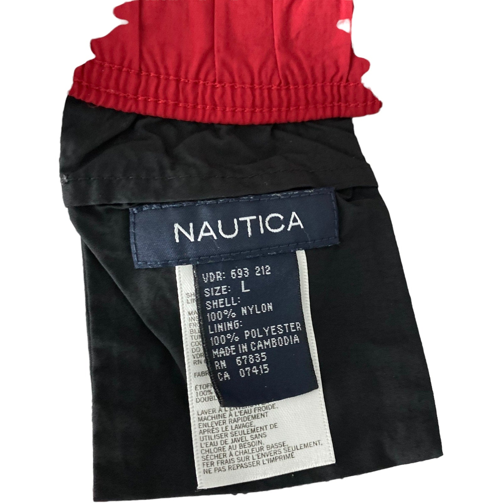 Collection of Nautica Flag Drawstring Basketball Shorts in a gallery layout