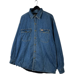 Collection of Carhartt Long Sleeve Denim Button Up in a gallery layout