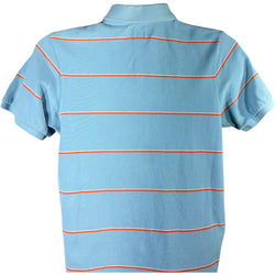 Collection of Abercrombie Striped Short Sleeve Polo in a gallery layout