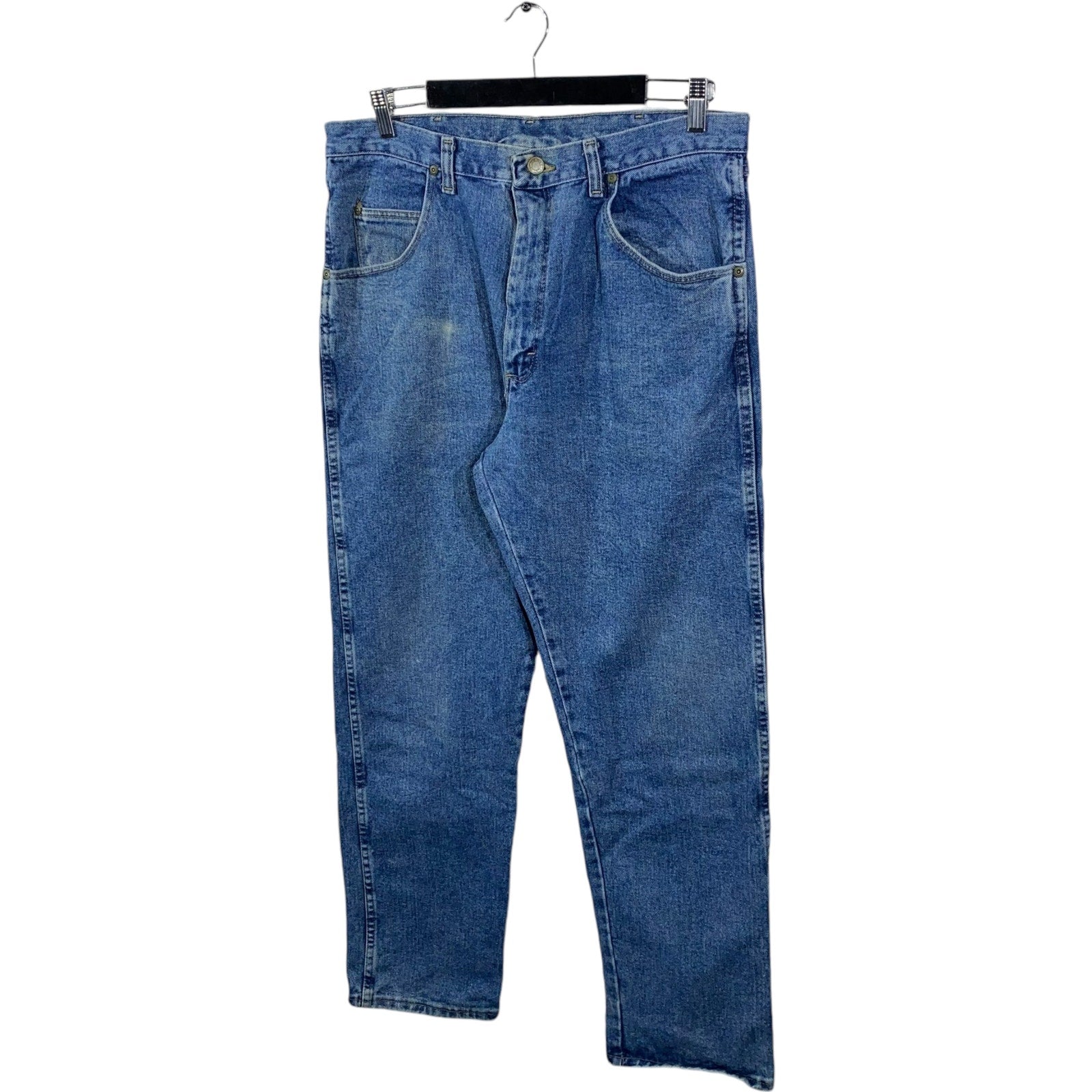 Collection of Wrangler Denim Straight Leg Jeans in a gallery layout