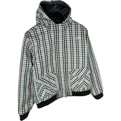 Collection of The North Face Women's Plaid Full Zip Hooded Jacket in a gallery layout