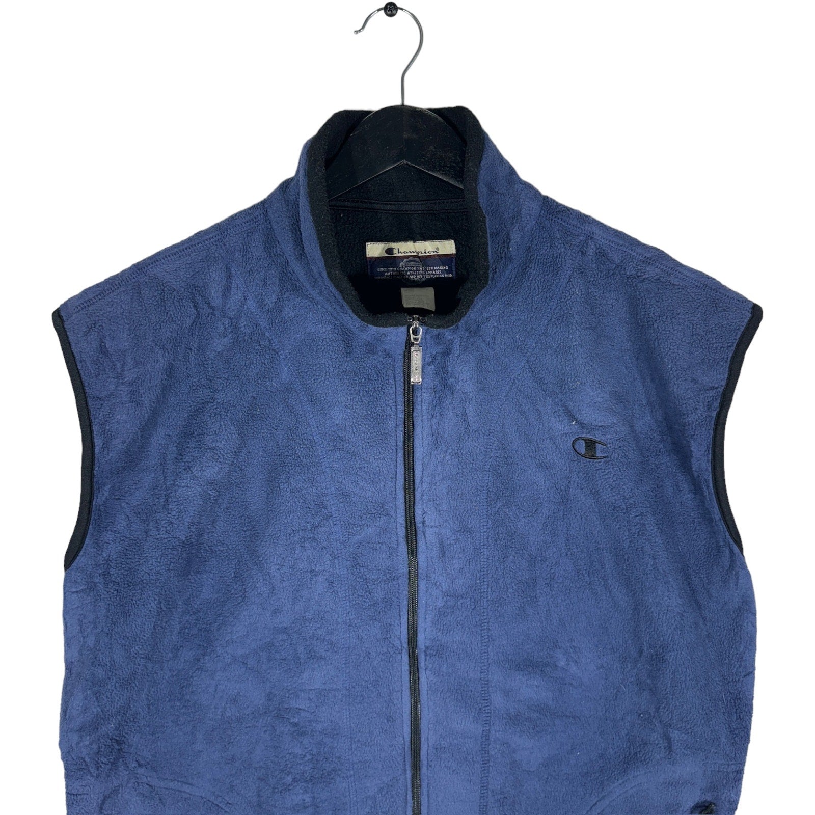 Collection of Champion Full Zip Fleece Vest in a gallery layout