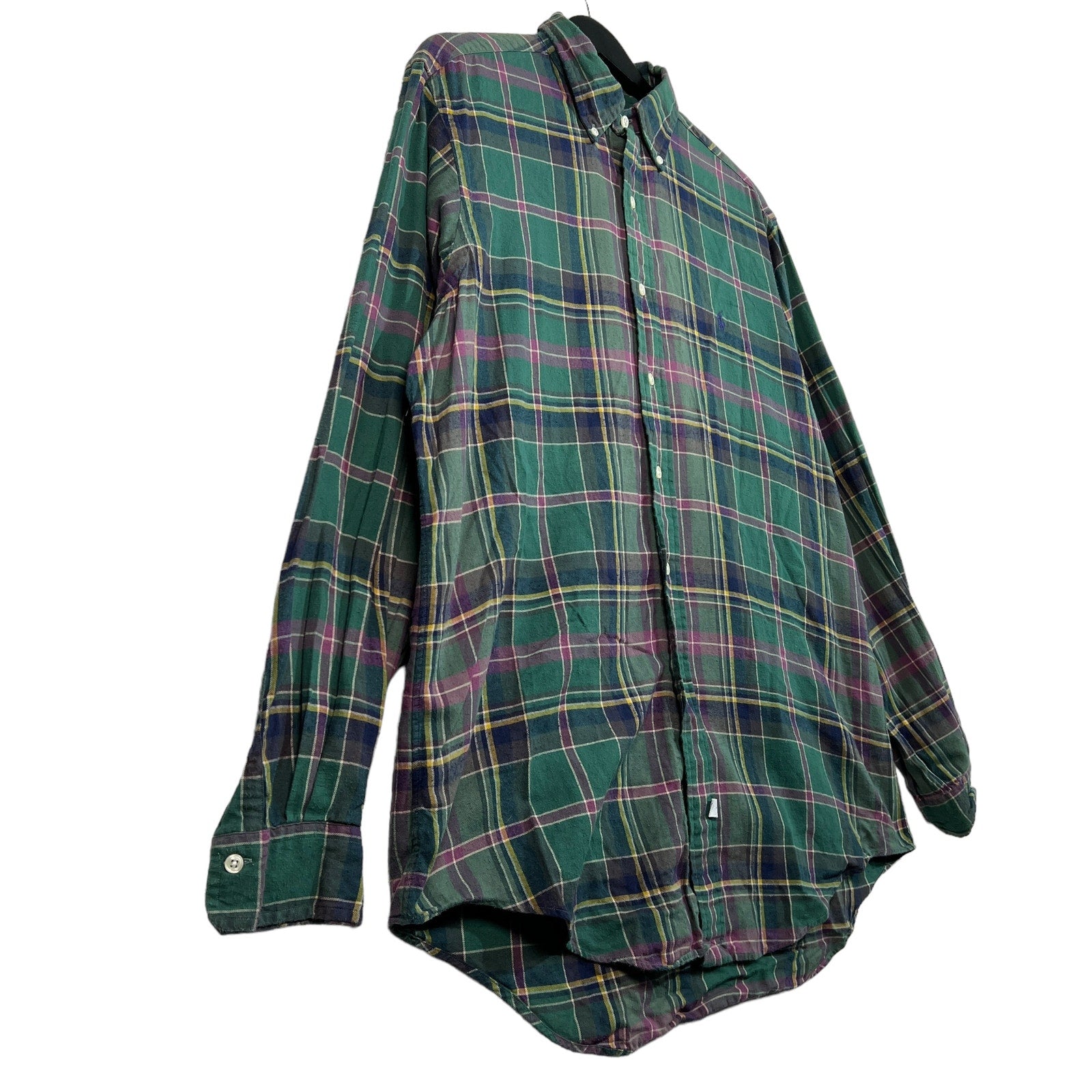 Collection of Vintage Polo Ralph Lauren Plaid Button Down Flannel in a gallery layout