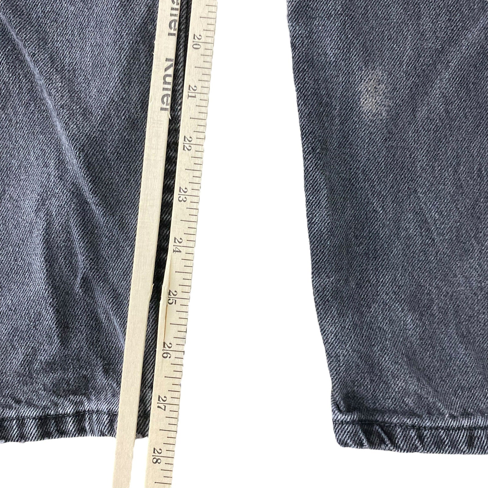 Collection of Wrangler Distressed Zip Fly Straight Leg Pants in a gallery layout