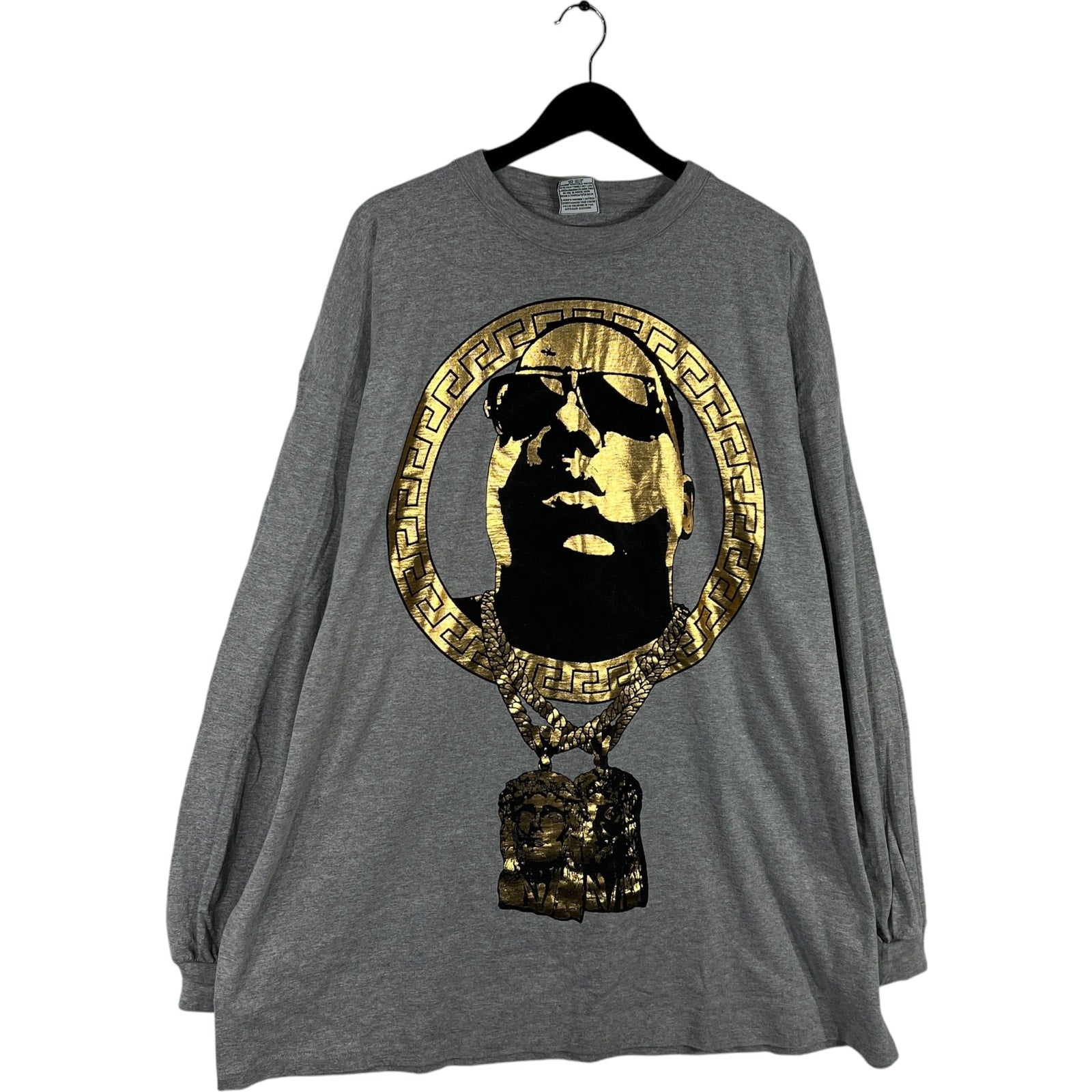 Collection of Nona-T The Notorious B.I.G. Gold Foil Long Sleeve Tee in a gallery layout