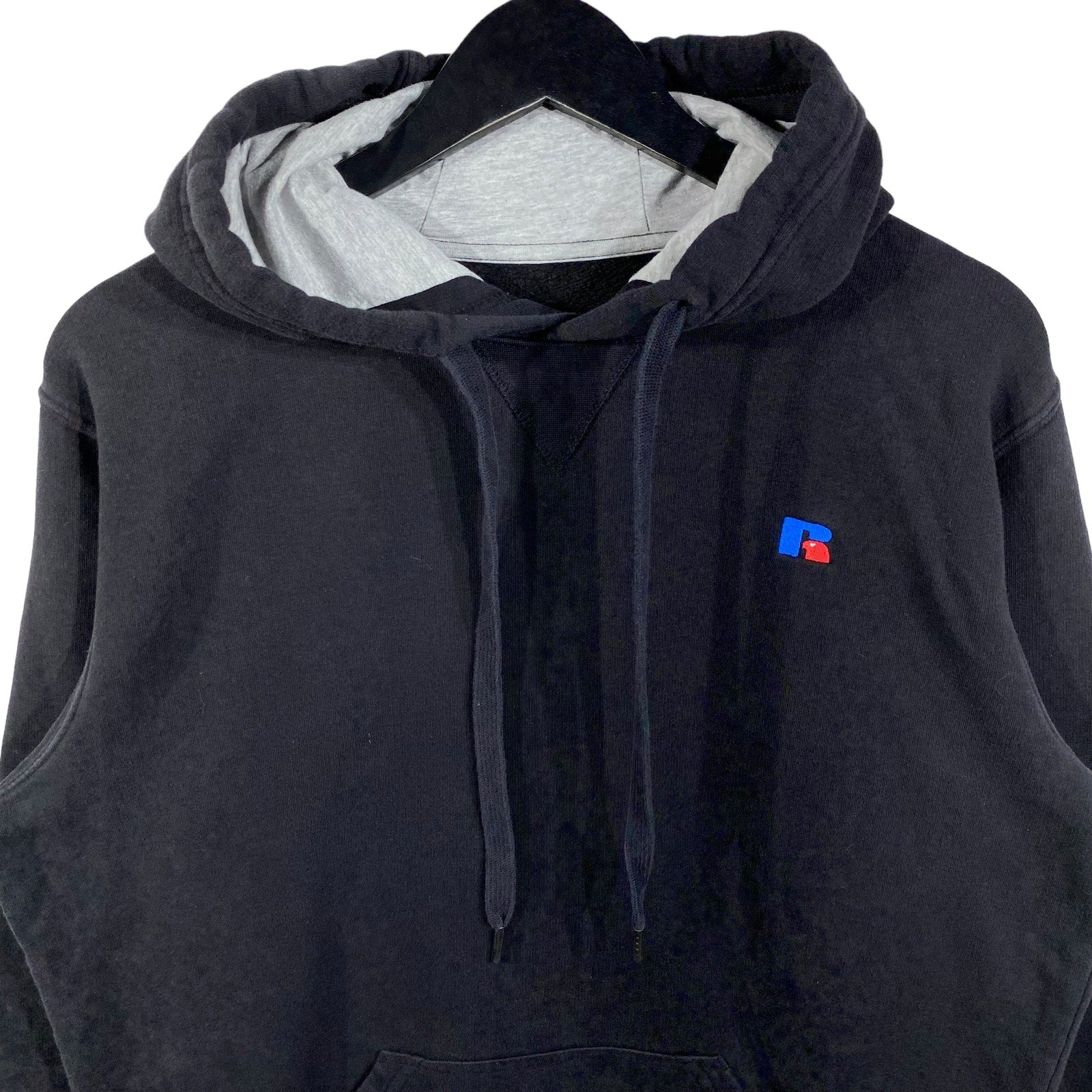 Collection of Russell Athletic Pocket Embroidered Logo Hoodie in a gallery layout