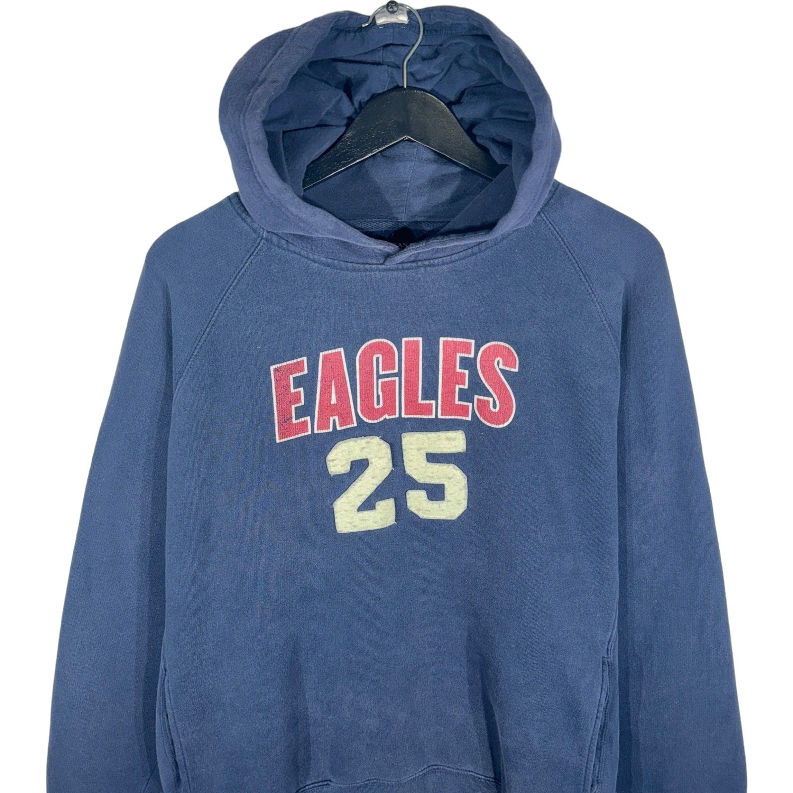Collection of American Eagle #25 Spellout Pullover Hoodie in a gallery layout