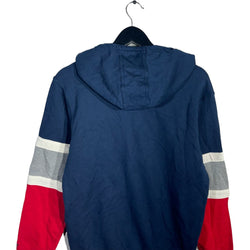 Collection of Starter NFL New England Patriots Spellout Hoodie in a gallery layout