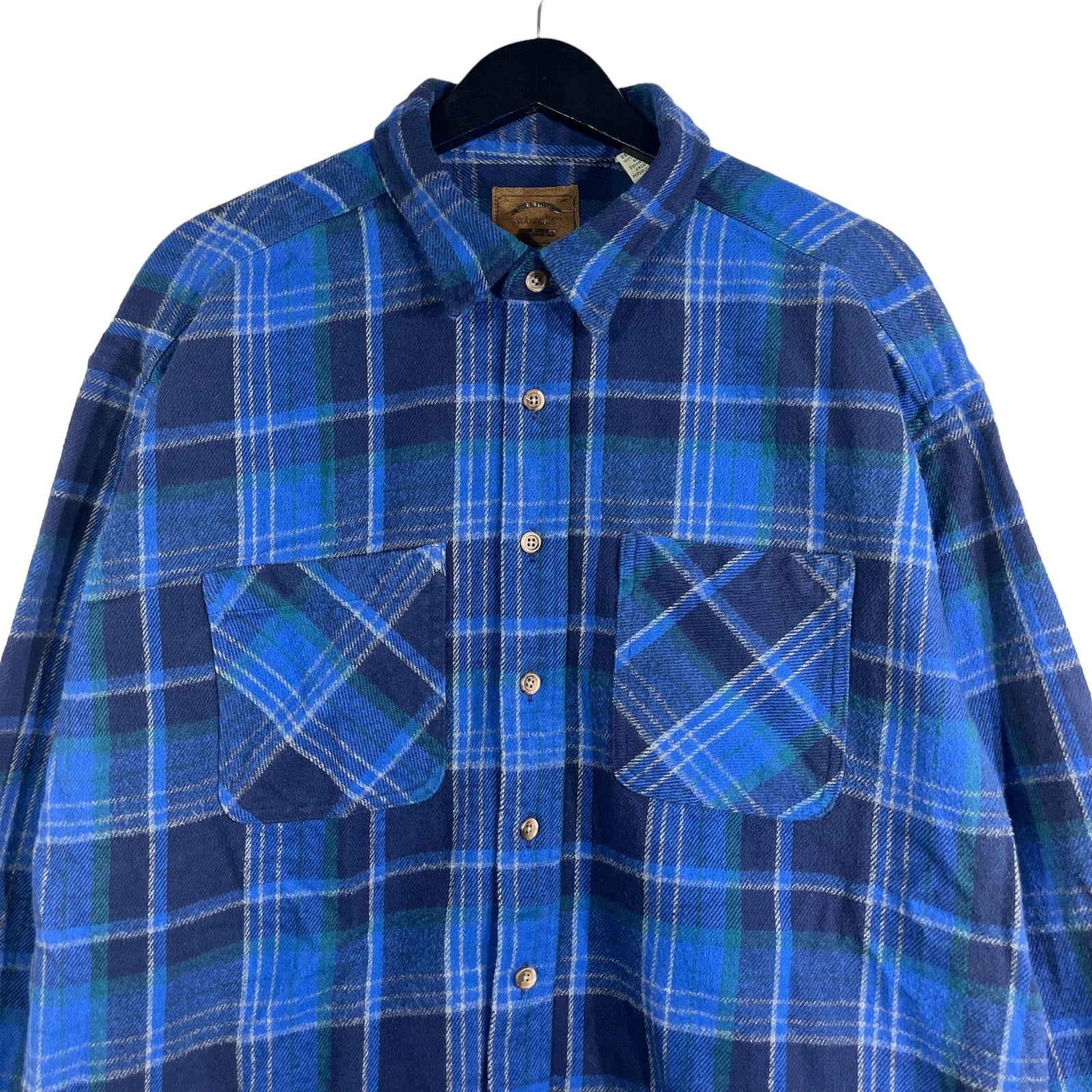 Collection of St. Johns Bay Plaid Long Sleeve Flannel in a gallery layout