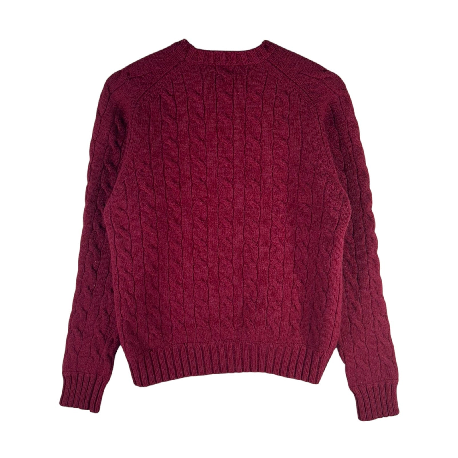 Collection of Abercrombie & Fitch Cable Knit Sweater in a gallery layout
