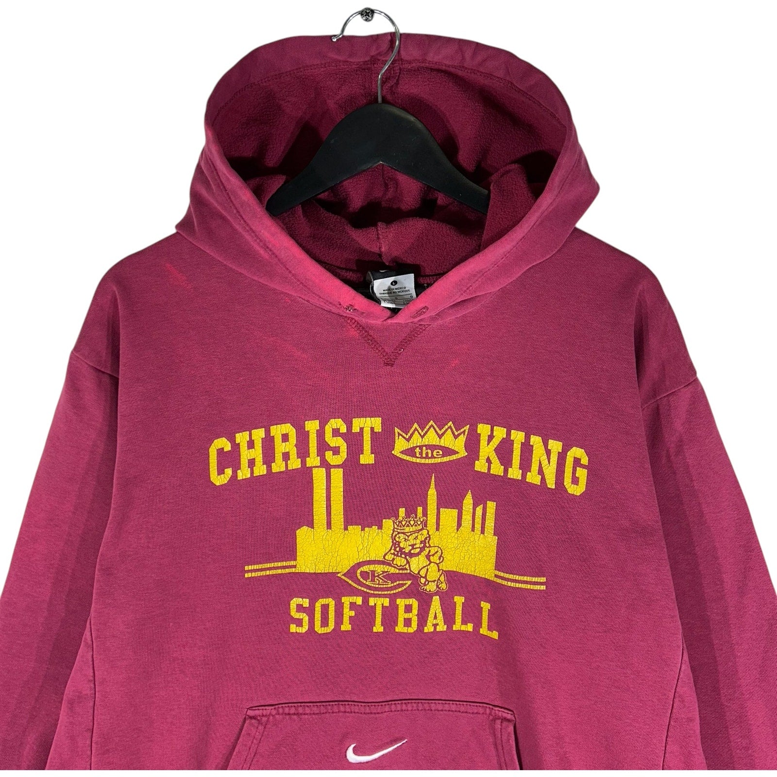 Collection of Nike Christ The King Royals Softball Hoodie in a gallery layout