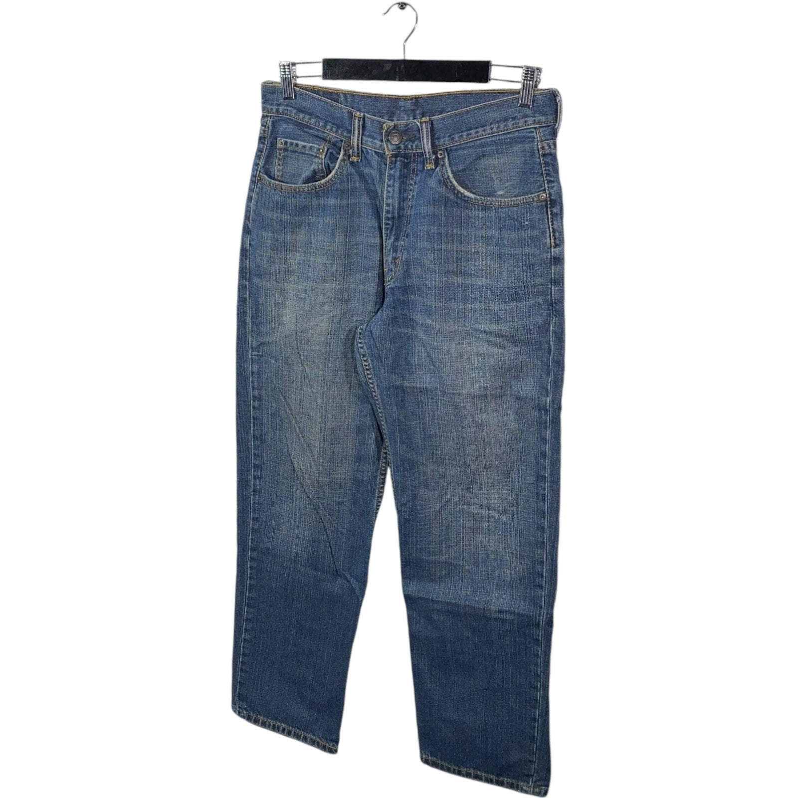 Collection of Levi's 550 Straight Leg Denim Jeans 32 x 30 in a gallery layout