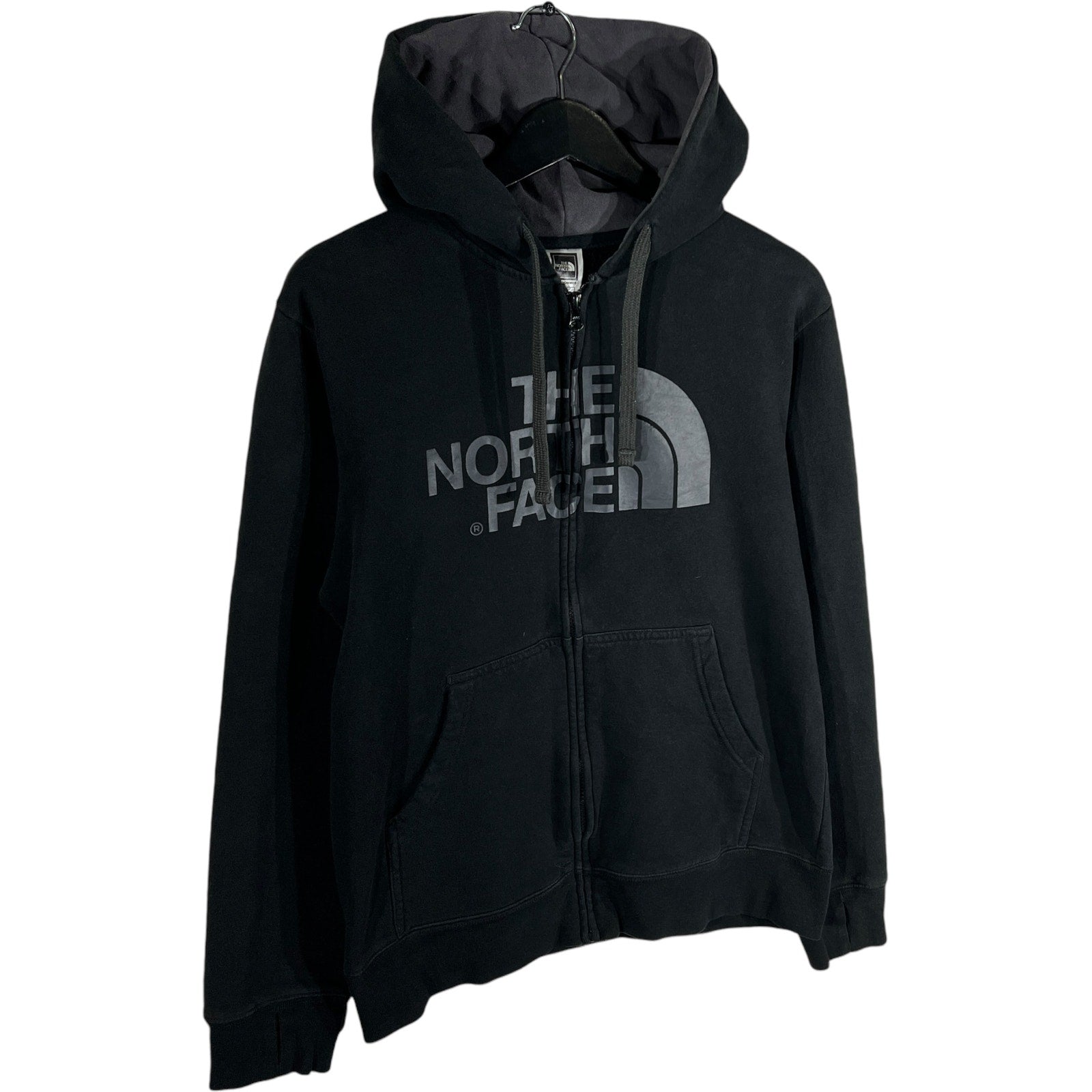 Collection of The North Face Logo Full Zip Hoodie in a gallery layout