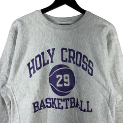 Collection of Champion Holy Cross Basketball Crewneck in a gallery layout