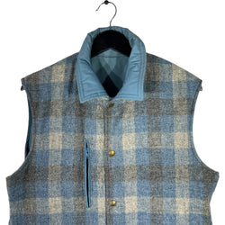 Collection of Vintage Woolrich Plaid Button Up Vest in a gallery layout