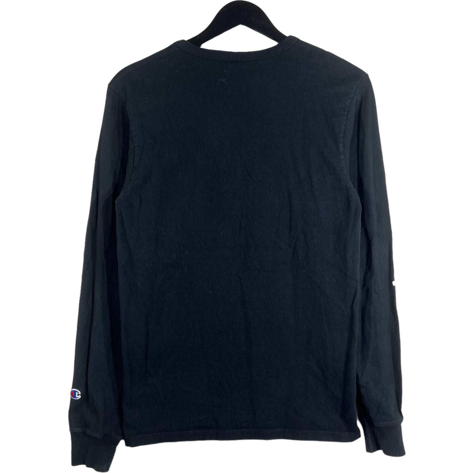 Collection of Champion Chest & Sleeve Logo Long Sleeve Shirt in a gallery layout