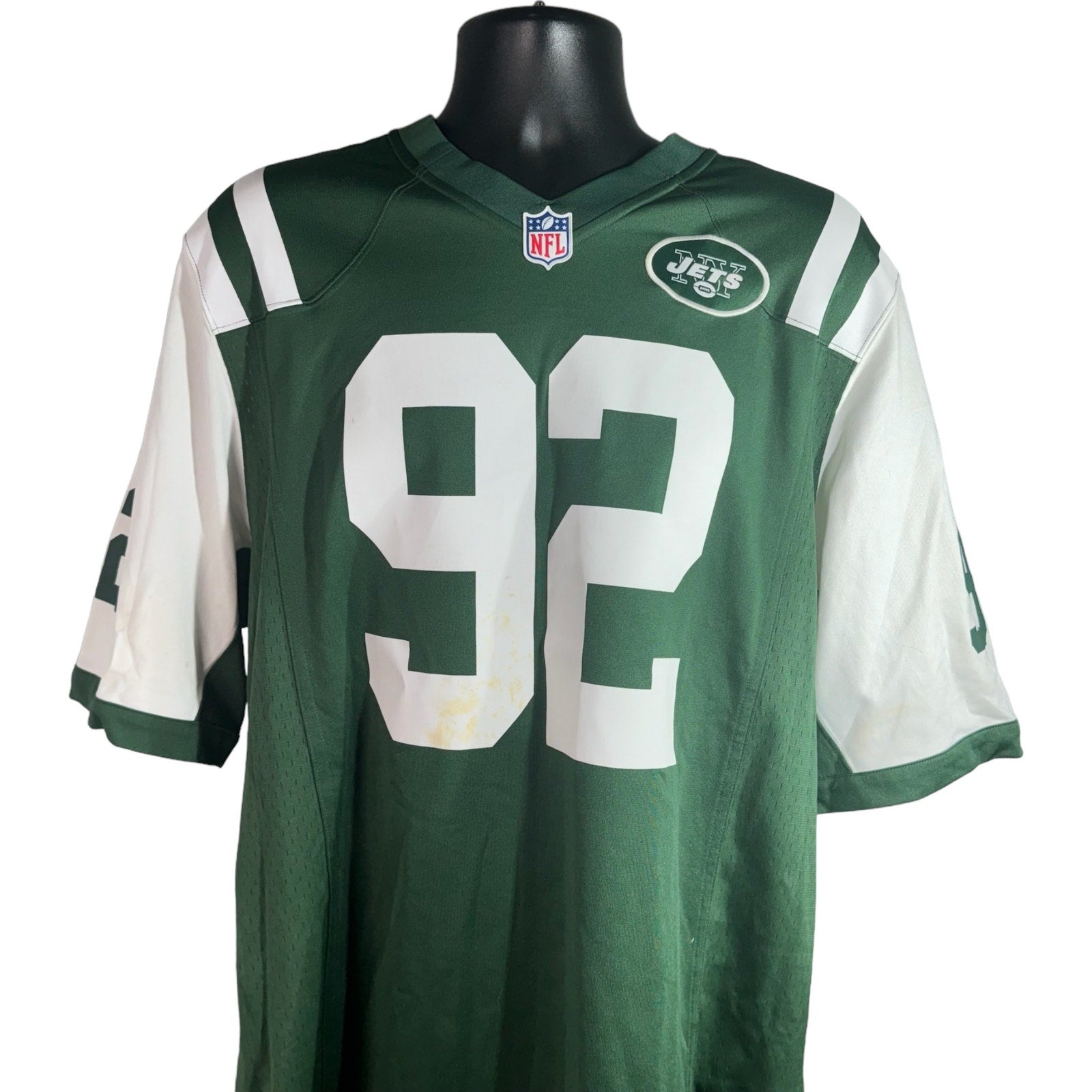 Collection of Nike NFL New York Jets Leonard Williams #92 Jersey in a gallery layout