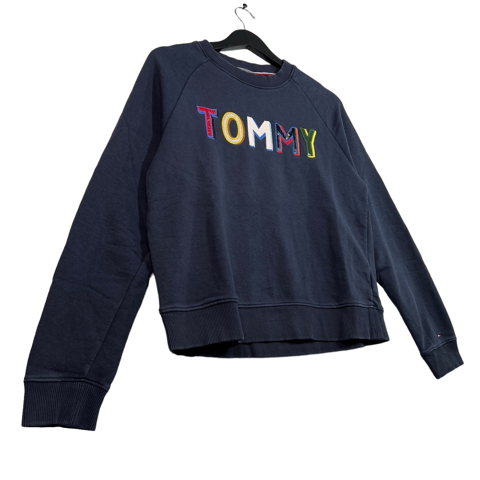 Collection of Tommy Hilfiger Embroidered Logo Crewneck in a gallery layout