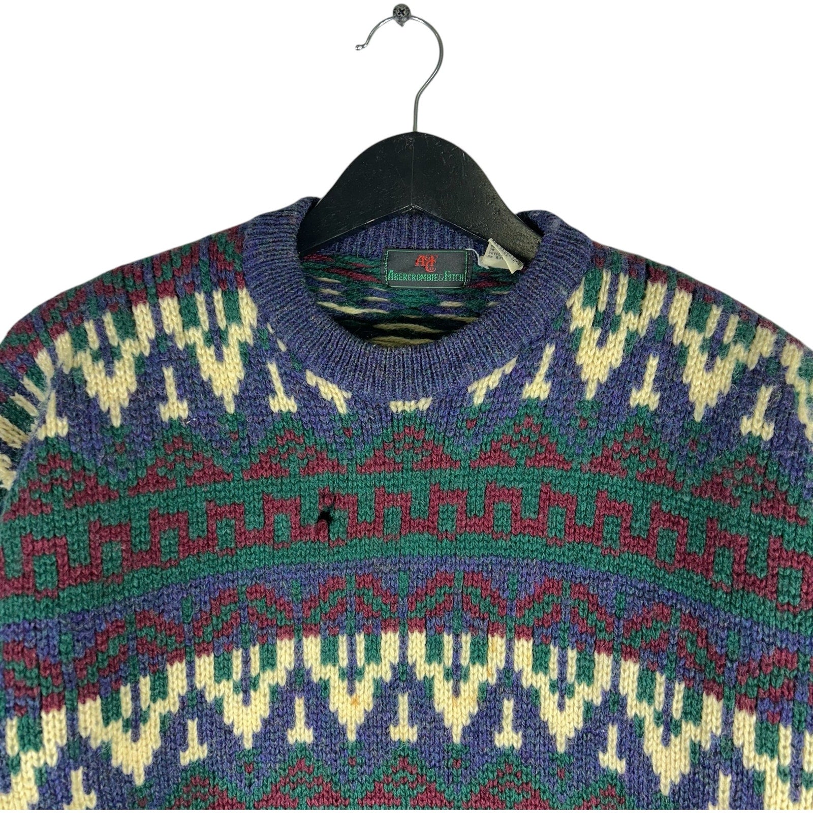 Collection of Vintage Abercrombie & Fitch Wool Sweater in a gallery layout