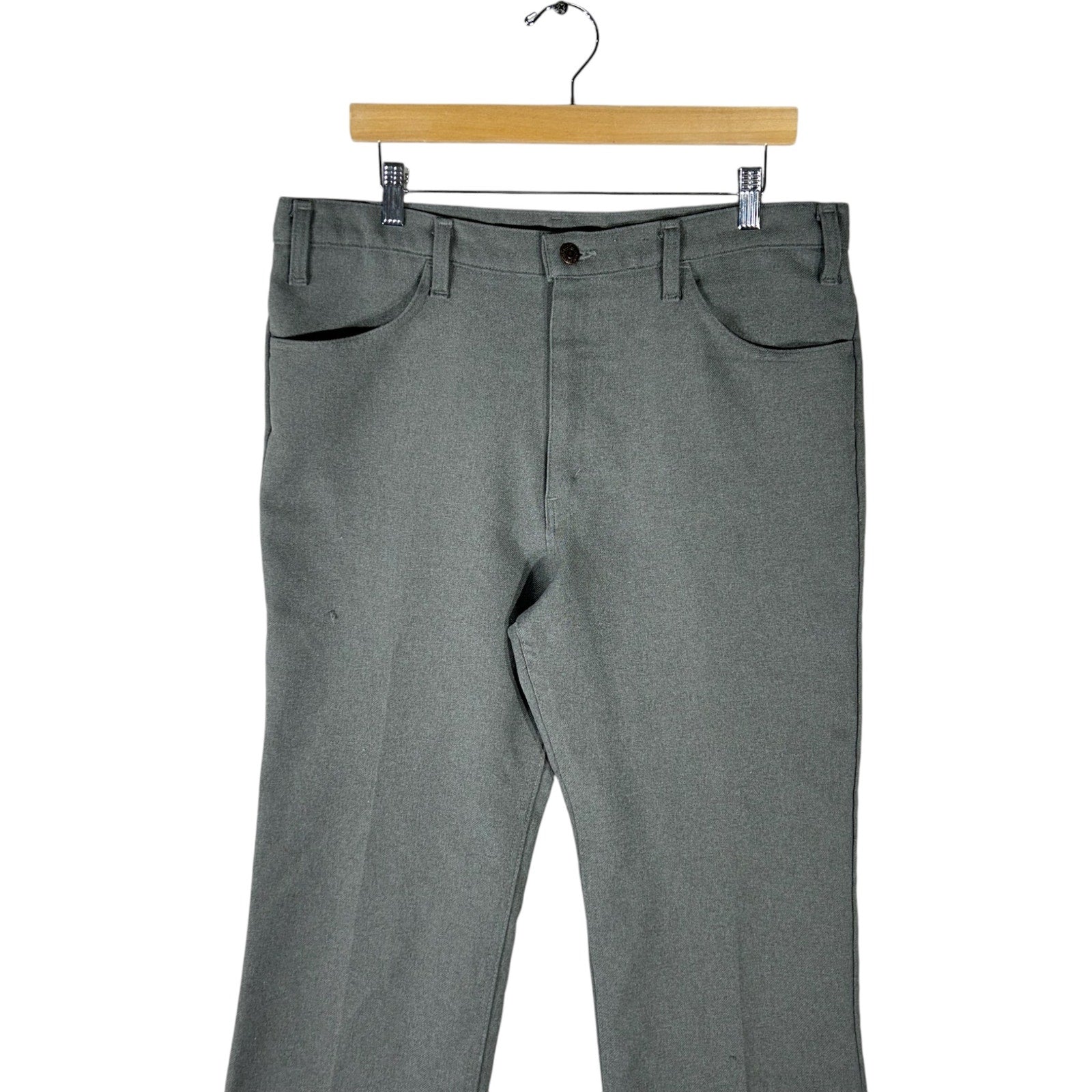 Collection of Vintage Levi's Black Tab Dacron Polyester Chino Pants 38x33 in a gallery layout