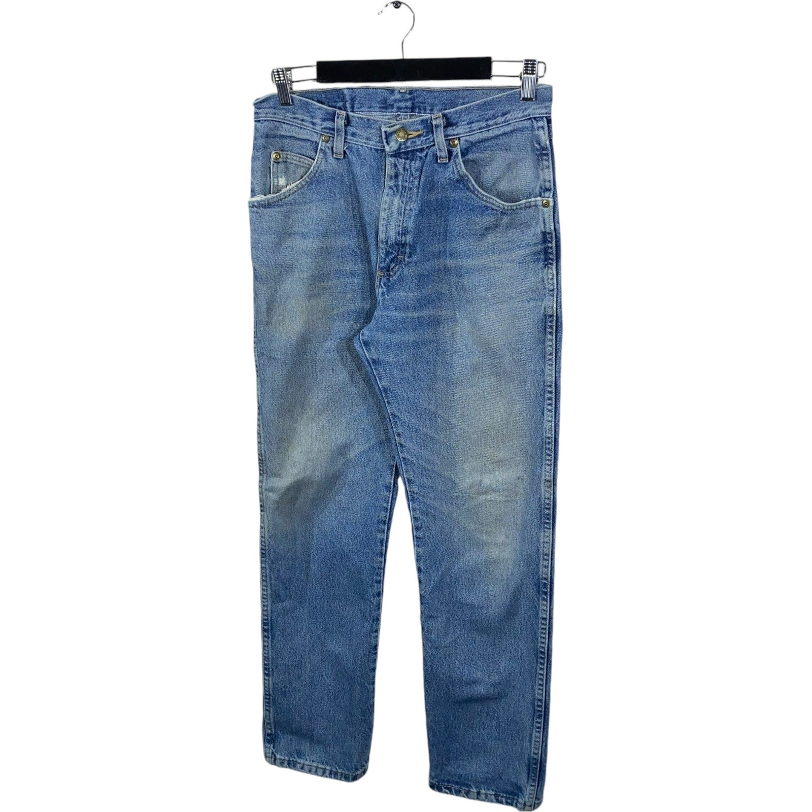 Collection of Wrangler Denim Straight Leg Jeans in a gallery layout