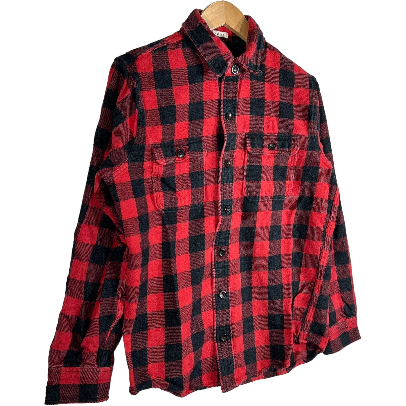 Collection of Abercrombie & Fitch Plaid Flannel in a gallery layout