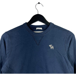 Collection of Women's Abercrombie & Fitch Logo Pullover Crewneck in a gallery layout