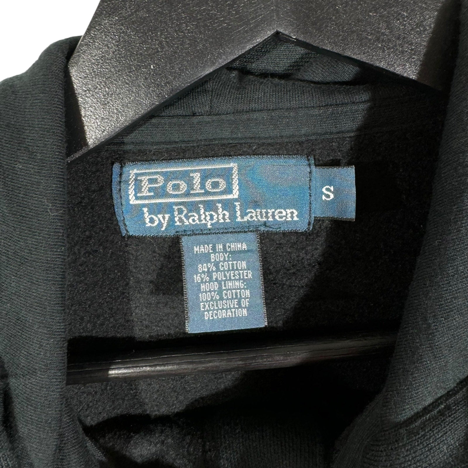 Collection of Vintage Polo Ralph Lauren 1/4 Button Hoodie in a gallery layout