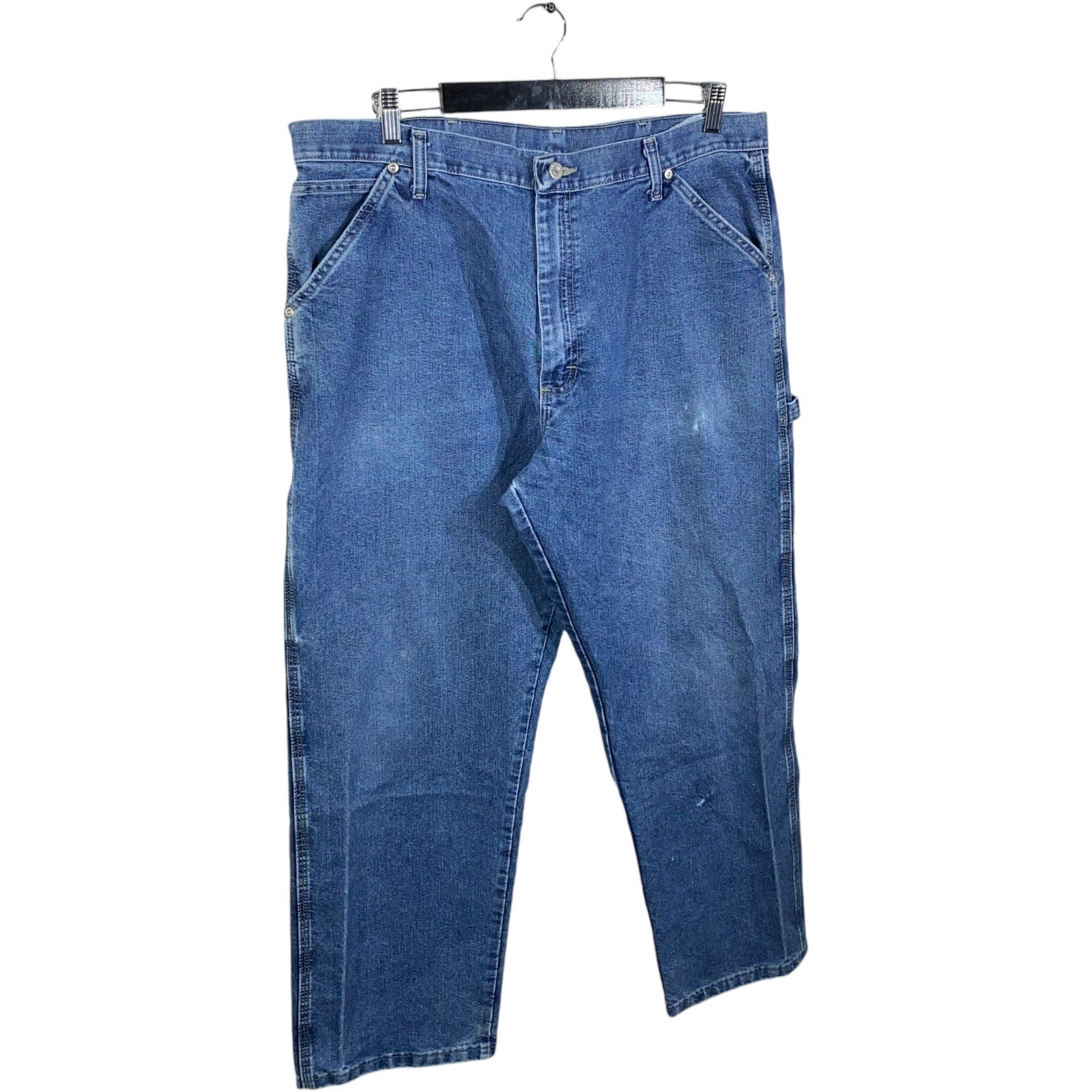 Collection of Wrangler Denim Straight Leg Jeans in a gallery layout