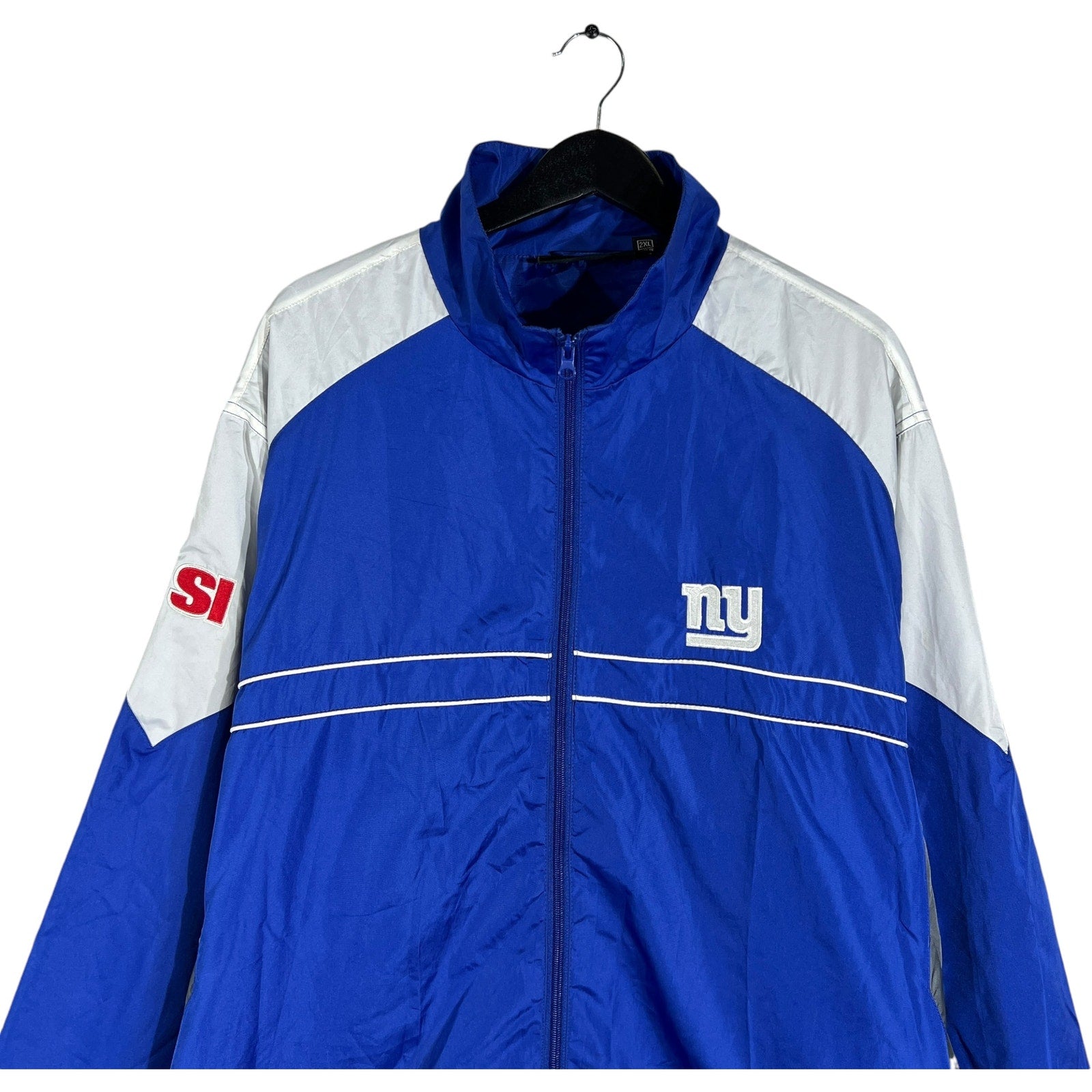 Collection of New York Giants NFL Full Zip Light Jacket in a gallery layout