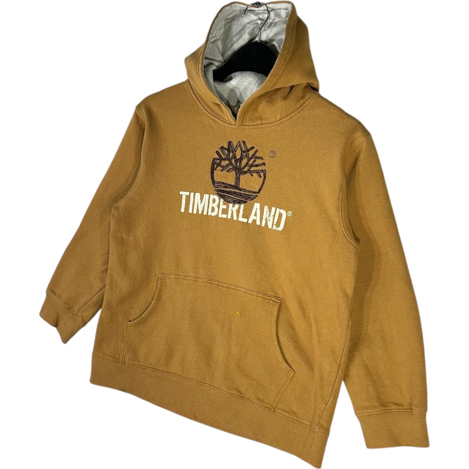 Collection of Vintage Timberland Embroidered Logo Hoodie in a gallery layout