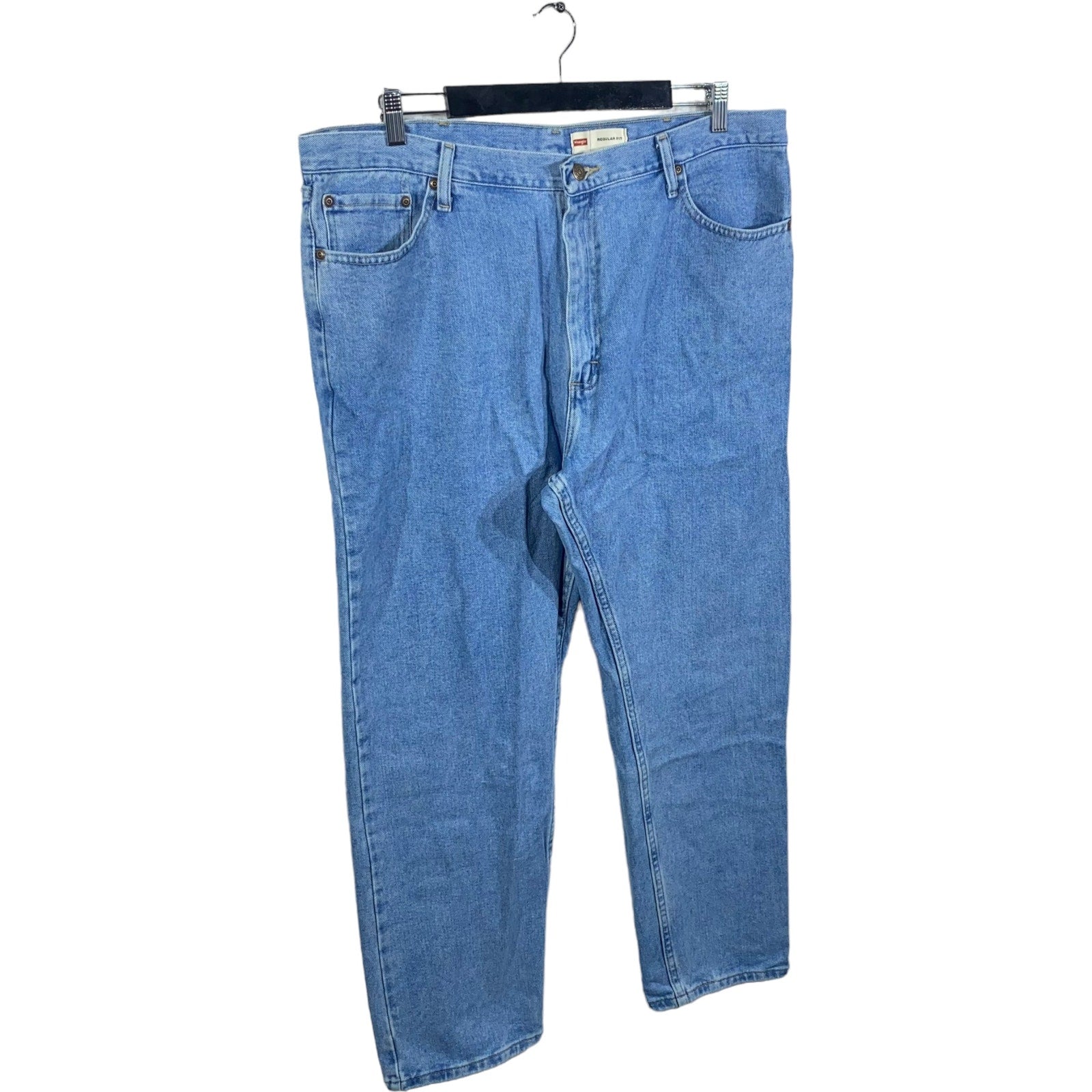 Collection of Wrangler Zip Fly Straight Leg Denim Pants in a gallery layout