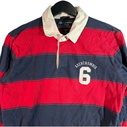 Collection of Abercrombie & Fitch Long Sleeve Rugby in a gallery layout