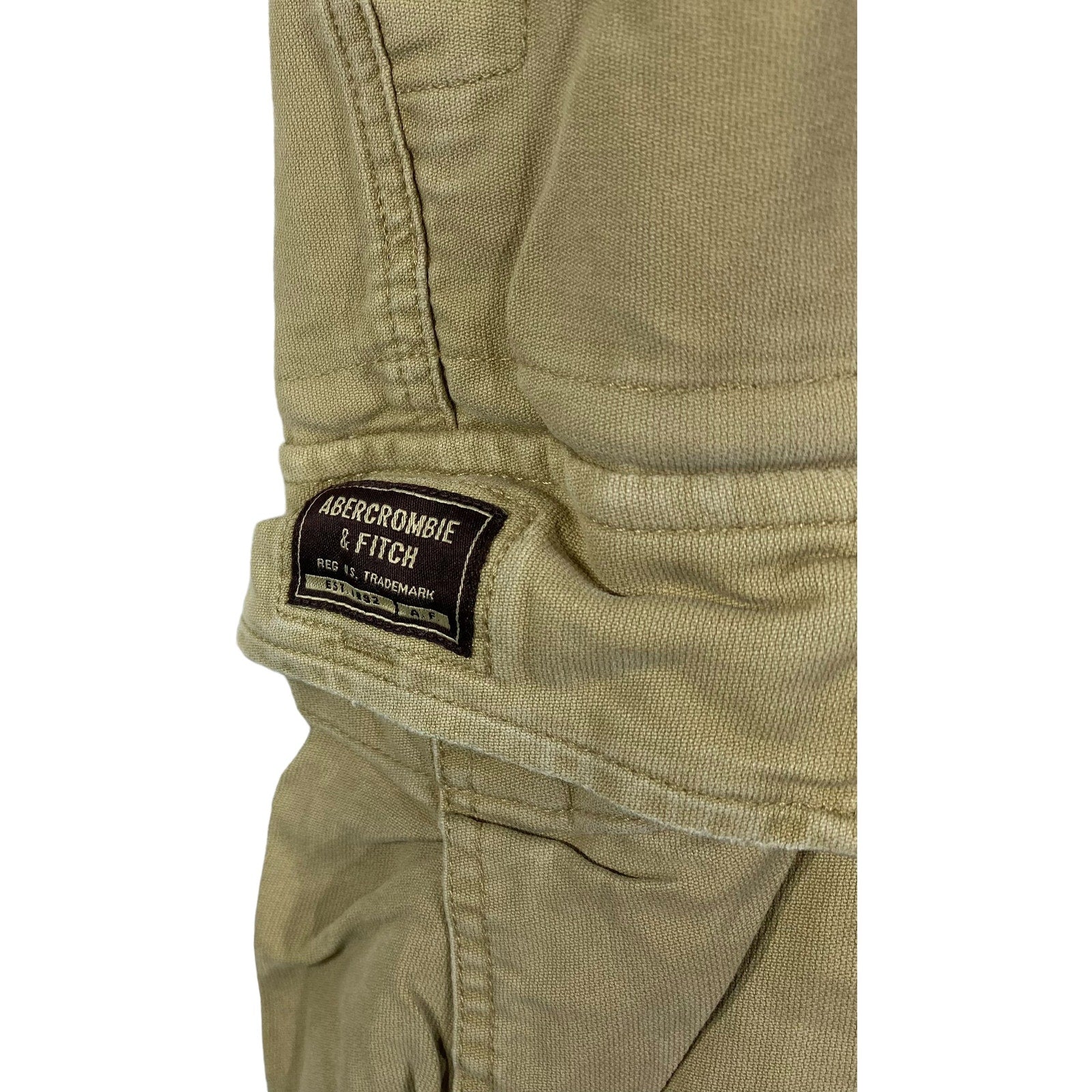 Collection of Abercrombie & Fitch Zip Fly Cargo Shorts in a gallery layout
