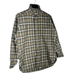 Collection of Striped Wool Long Sleeve Button Up in a gallery layout