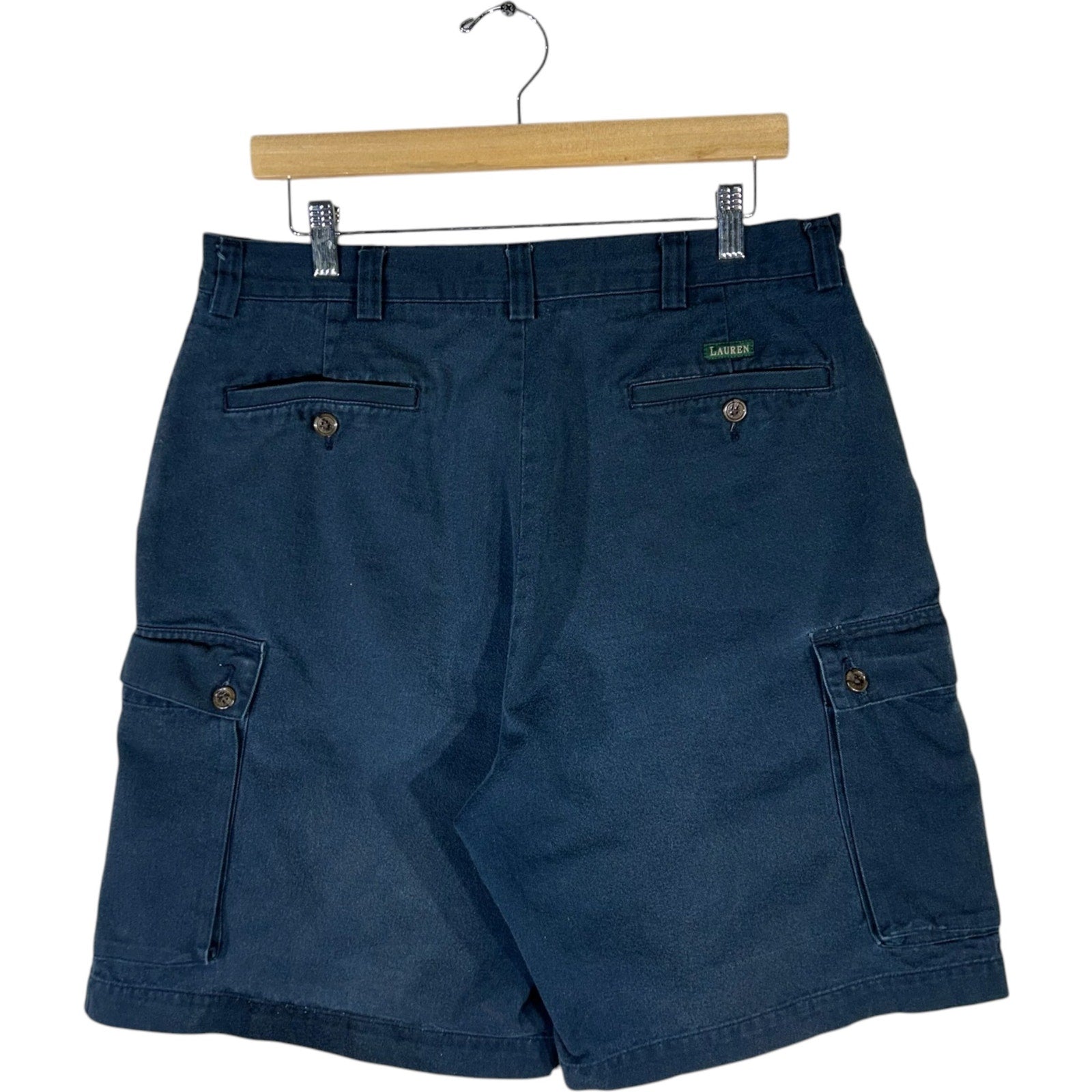 Collection of Women's Lauren By Ralph Lauren Cargo Shorts Size 34 in a gallery layout