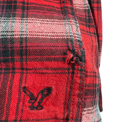 Collection of American Eagle Outfitters Prep Fit Plaid Flannel in a gallery layout