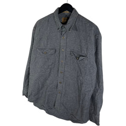 Collection of St. Johns Bay Chamois Long Sleeve Button Down in a gallery layout