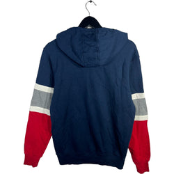 Collection of Starter NFL New England Patriots Spellout Hoodie in a gallery layout